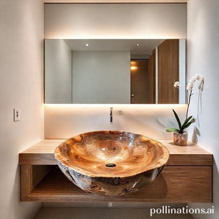 Petrified Wood Sinks: Infusing Your Bathroom with Ancient Earth’s Timeless Luxury