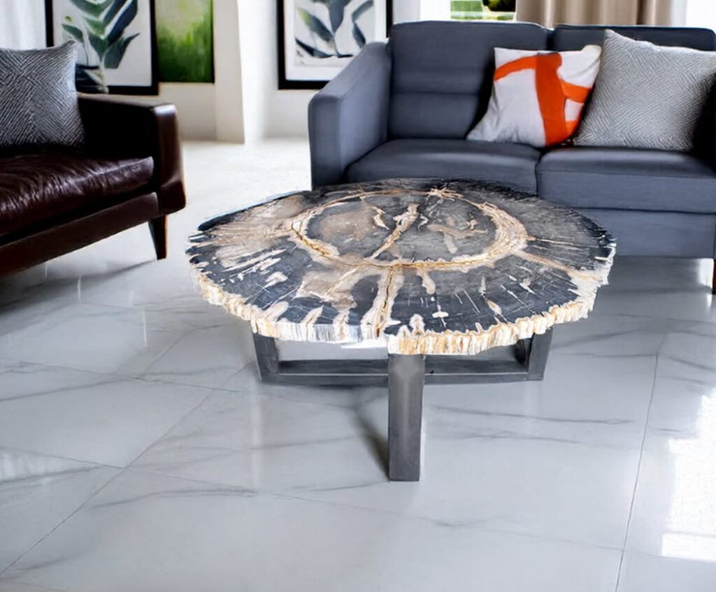 round slab coffe table
